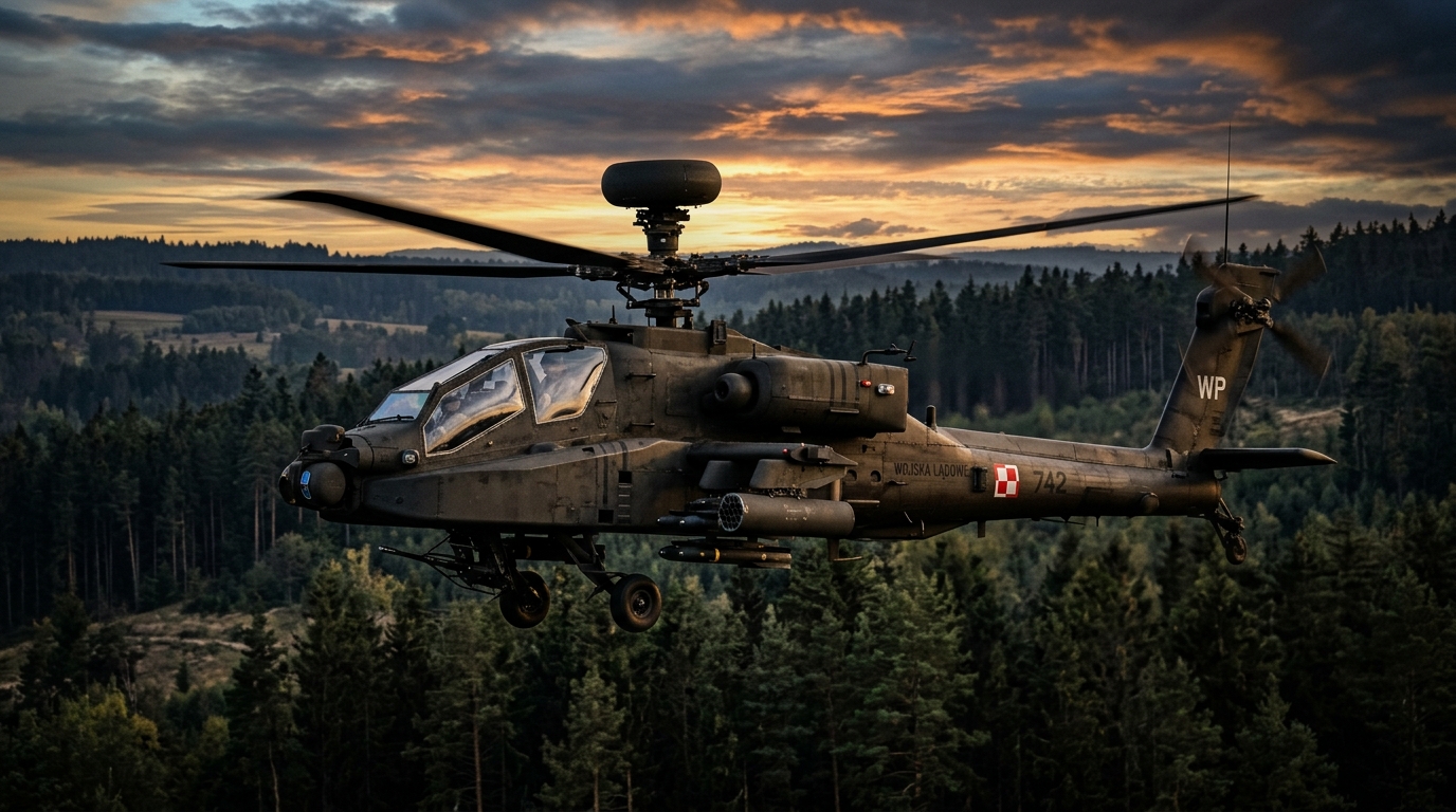 Najnowocześniejszy Śmigłowiec Uderzeniowy Świata AH-64E Version 6