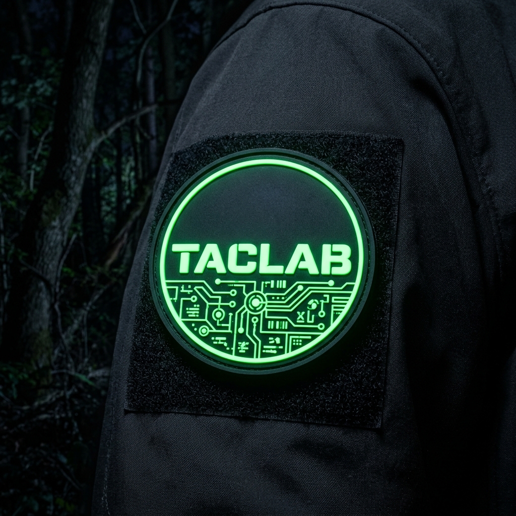 Naszywka Velcro TACLAB Glow-in-the-Dark